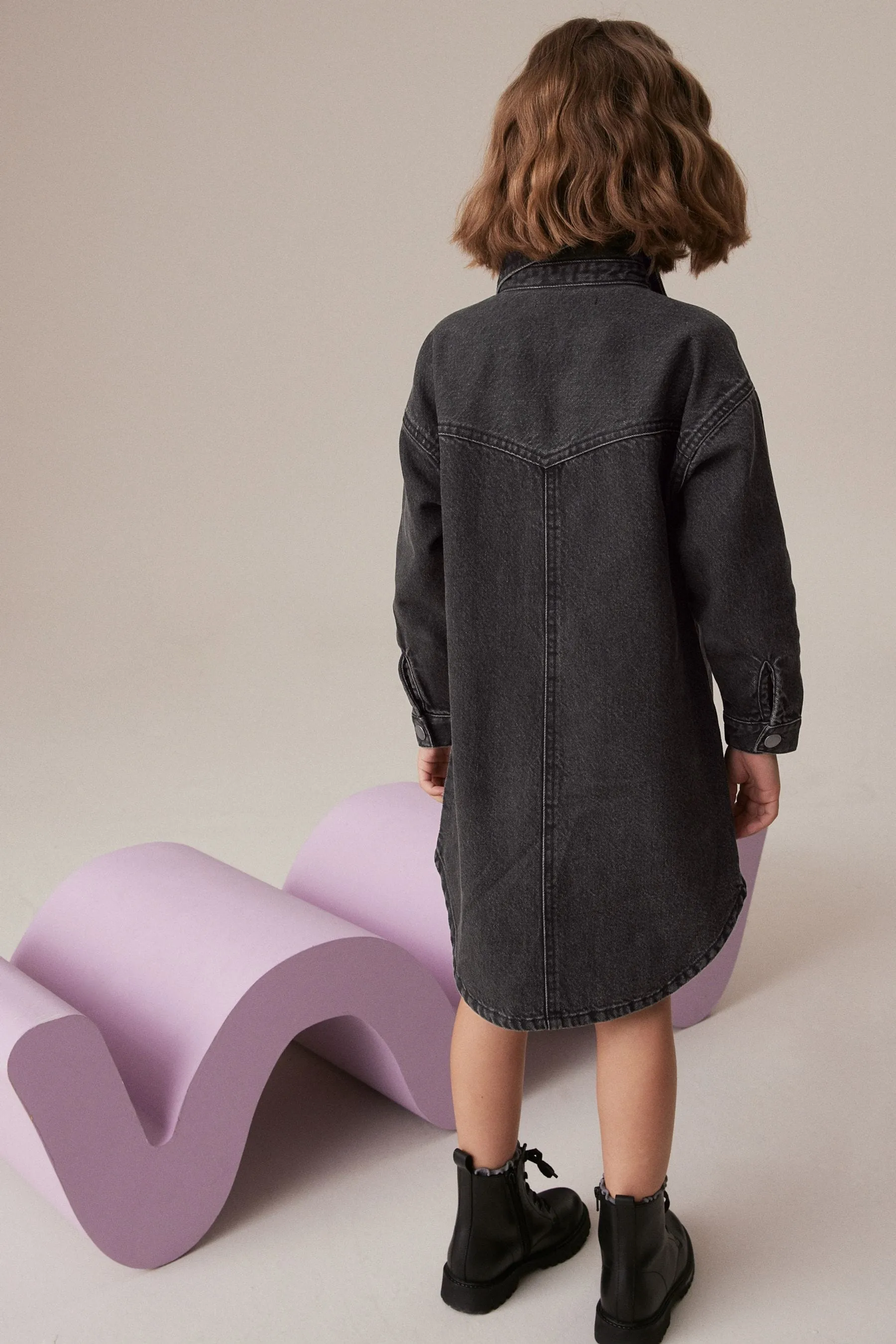 100% Cotton Shirt Dress (3-16yrs)    