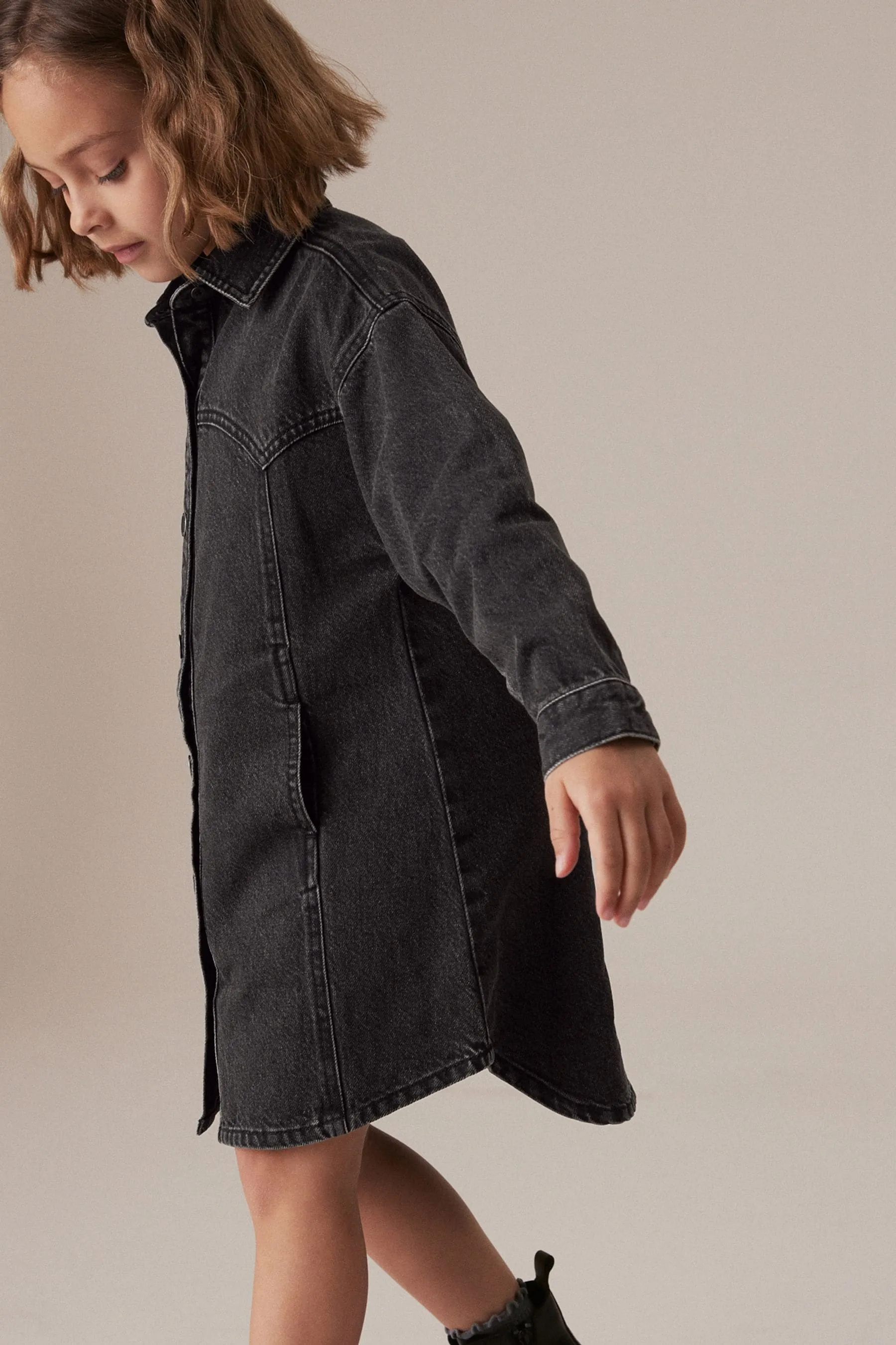 100% Cotton Shirt Dress (3-16yrs)    