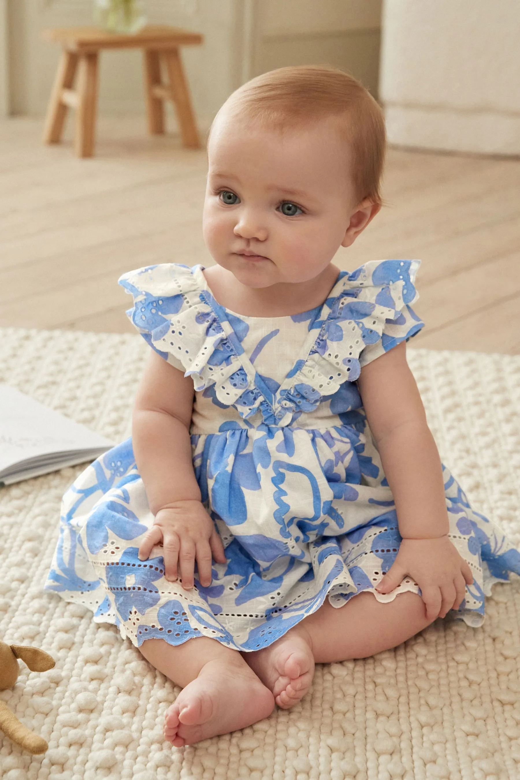 Baby Broderie Dress (0mths-2yrs)    