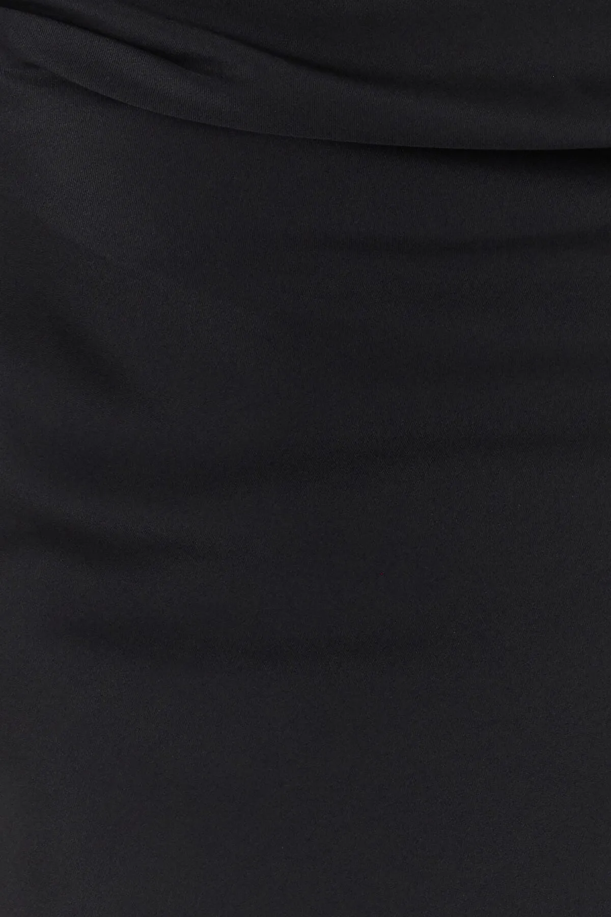 Black satin dress    