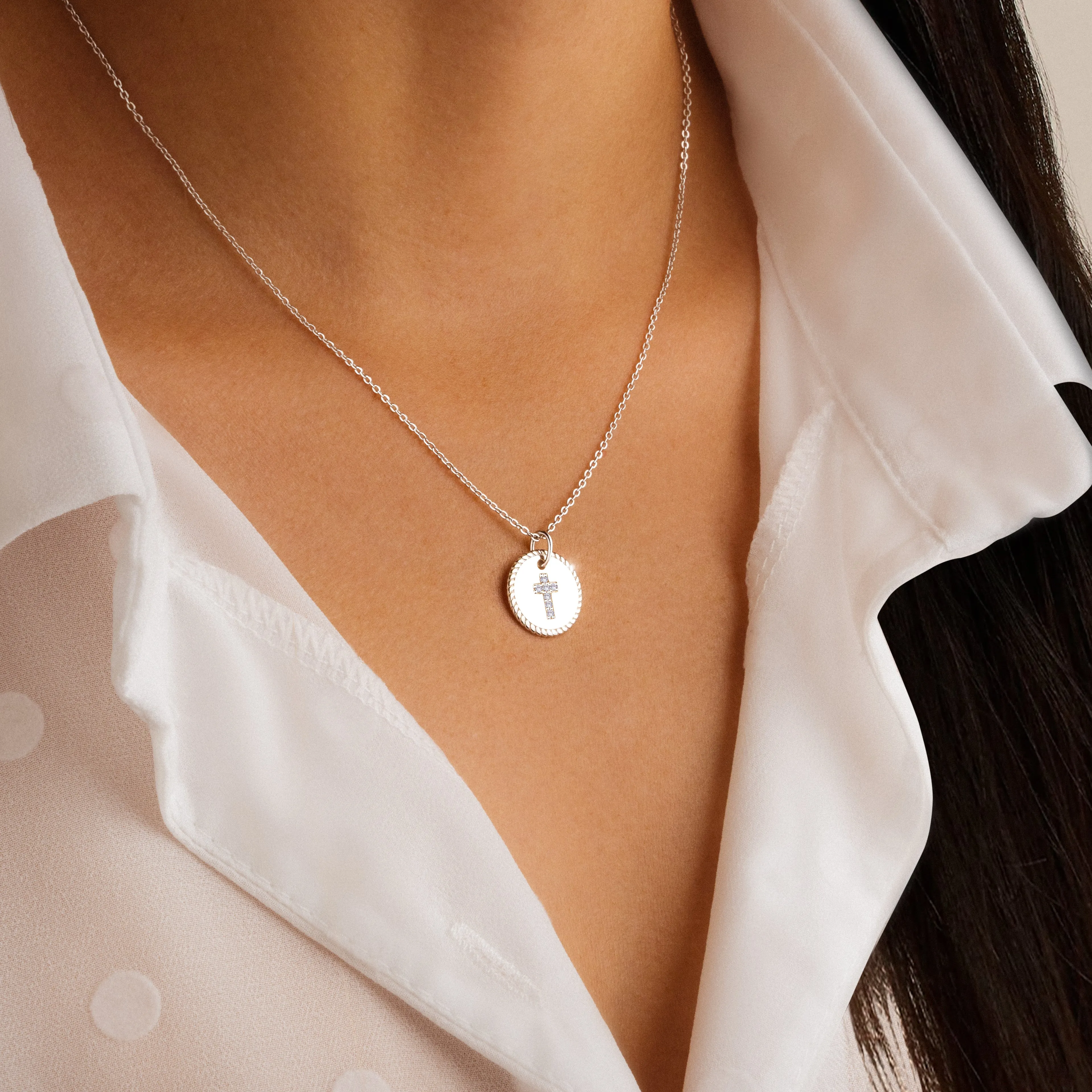 Collana Croce Medaglia