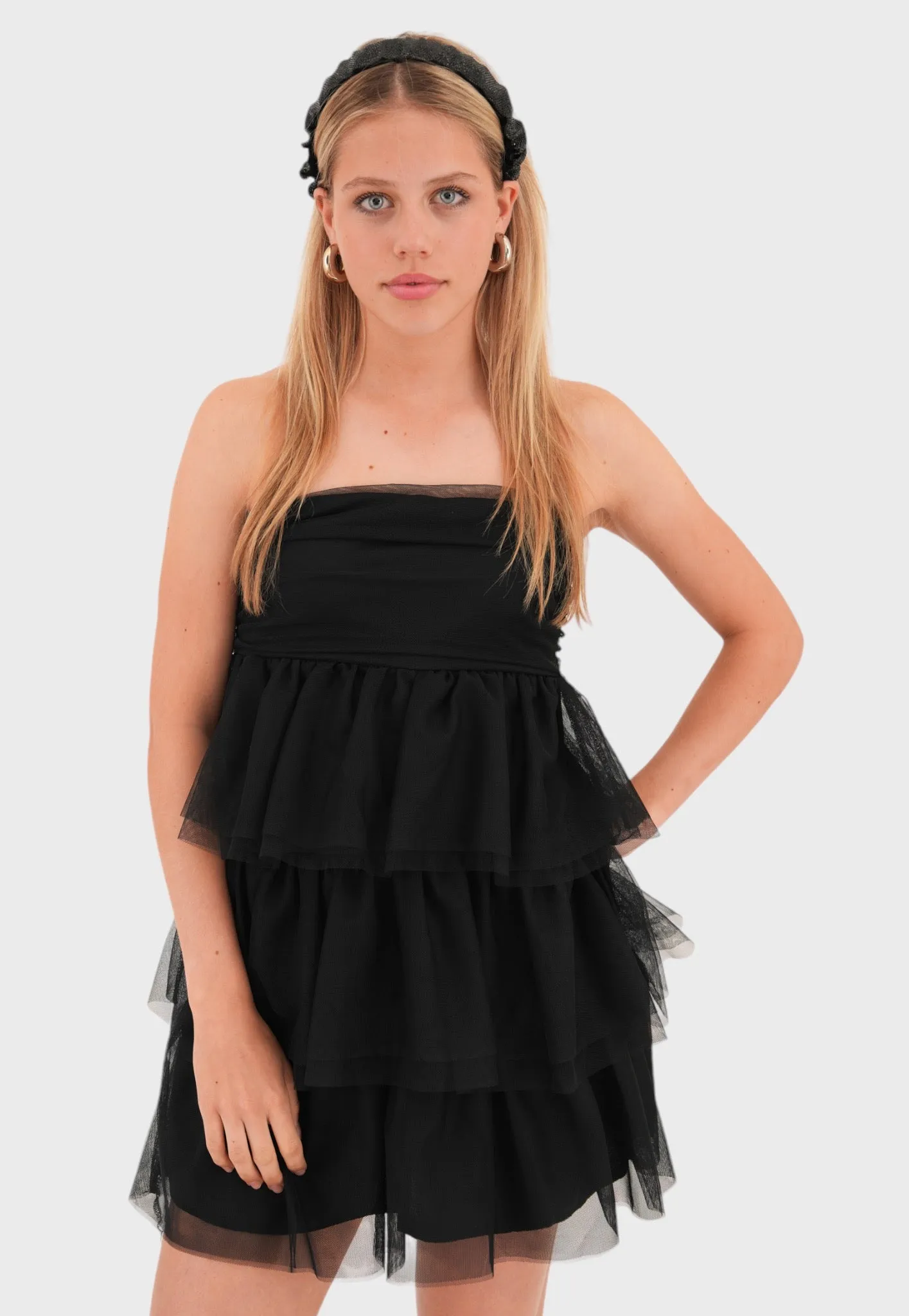 Flowy dress black