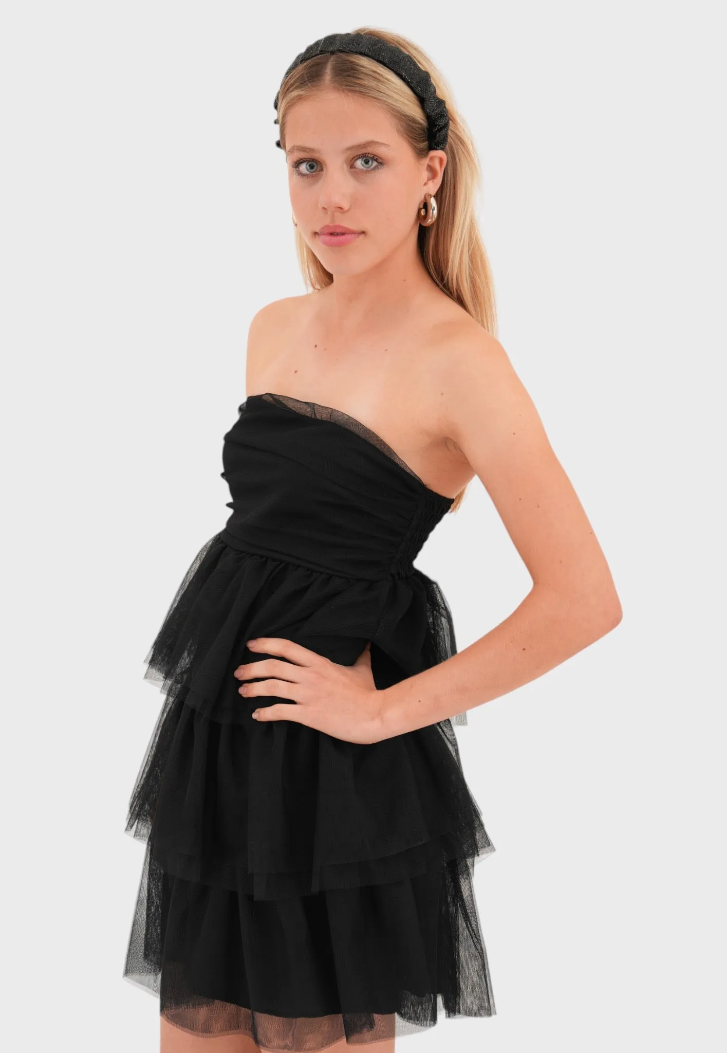 Flowy dress black