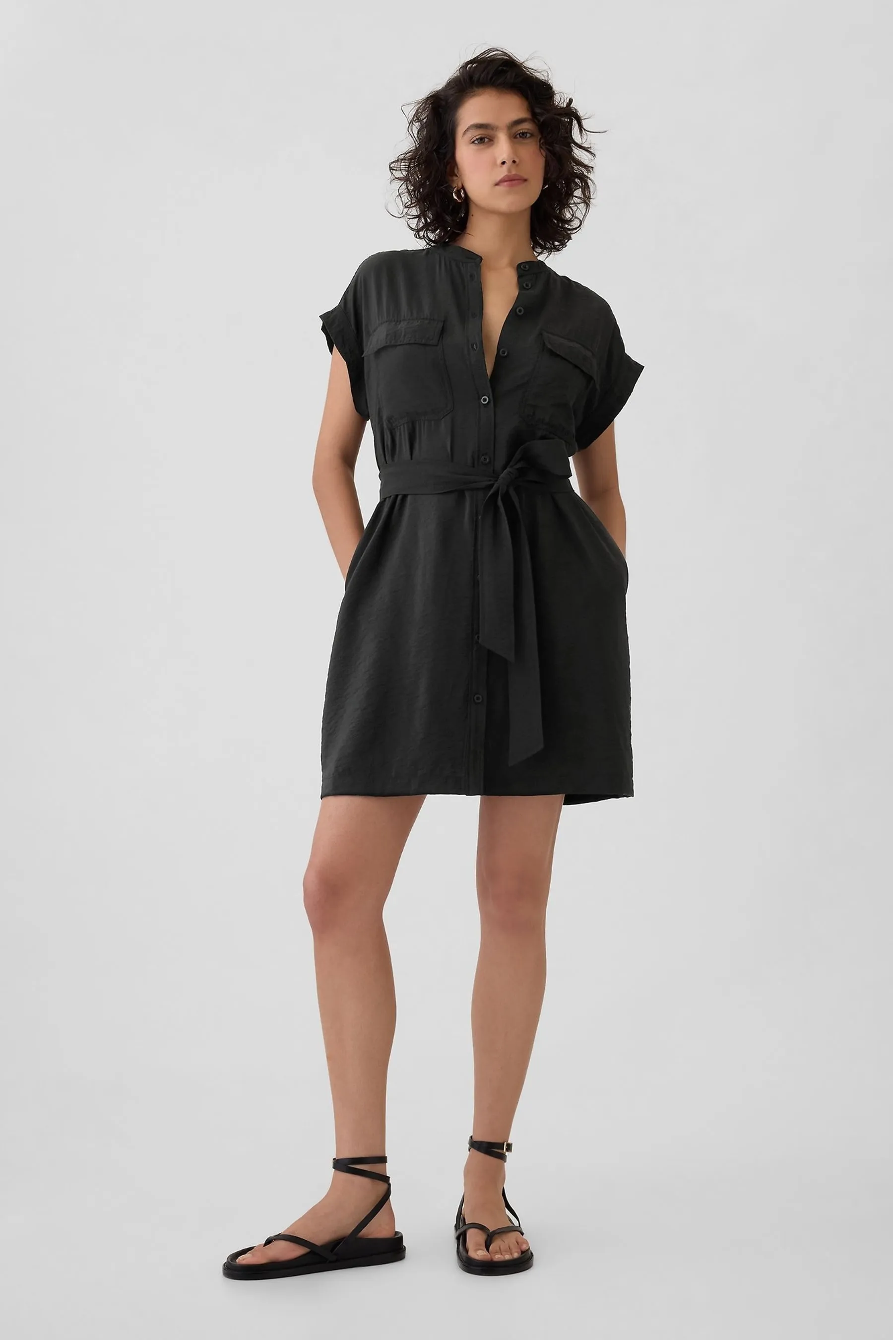 Gap Utility Mini Shirt Dress    