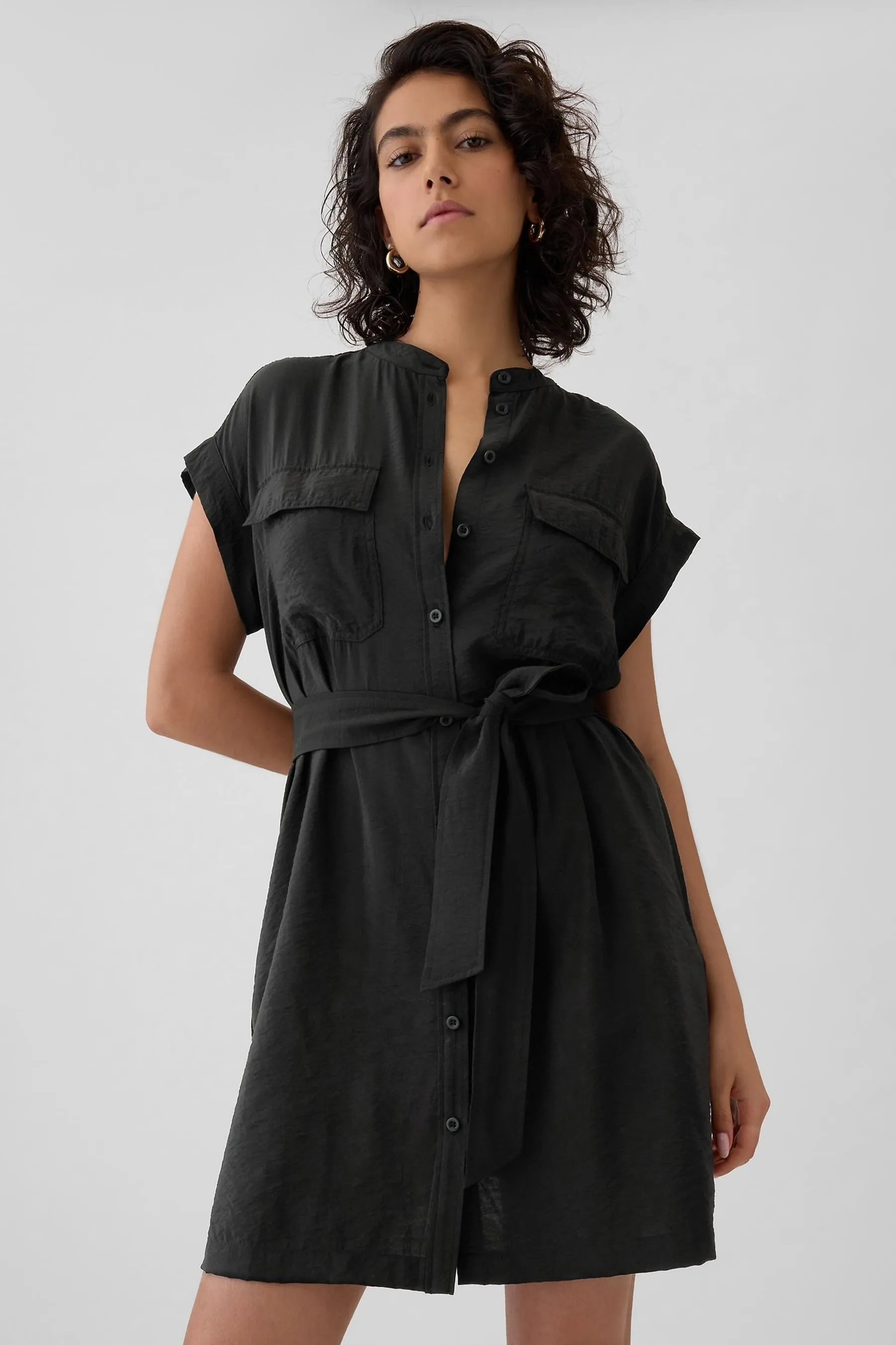 Gap Utility Mini Shirt Dress    