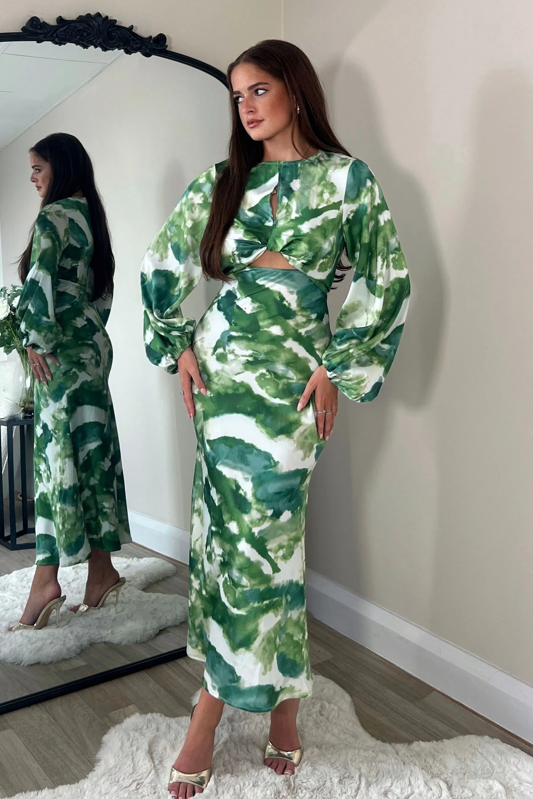 Girl In Mind Clara Cutout Maxi Dress    