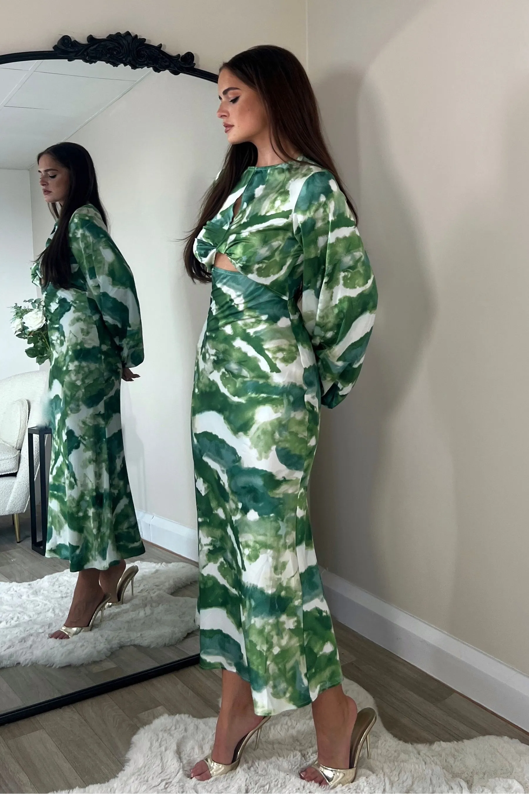Girl In Mind Clara Cutout Maxi Dress    