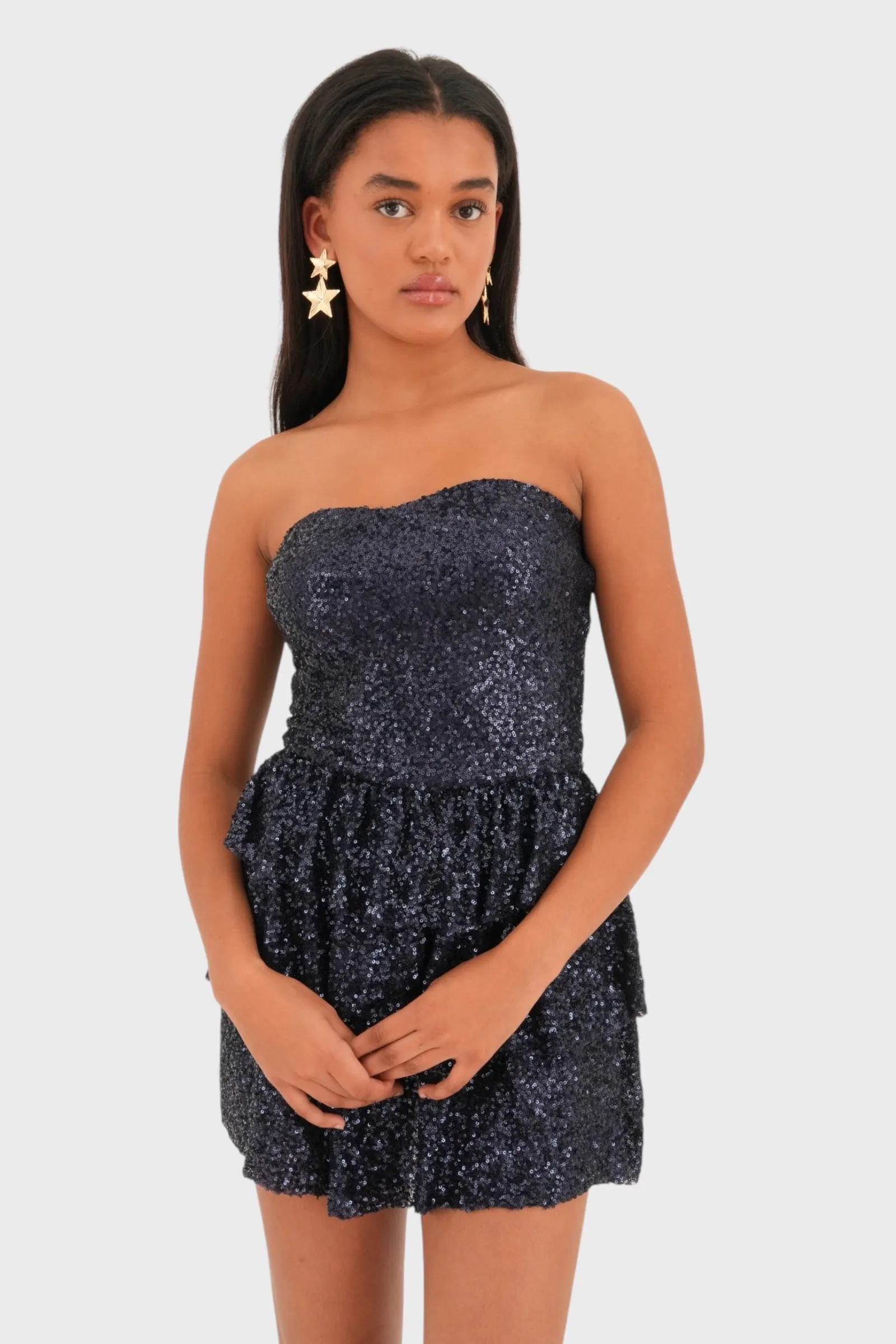 Nightfall dress navy