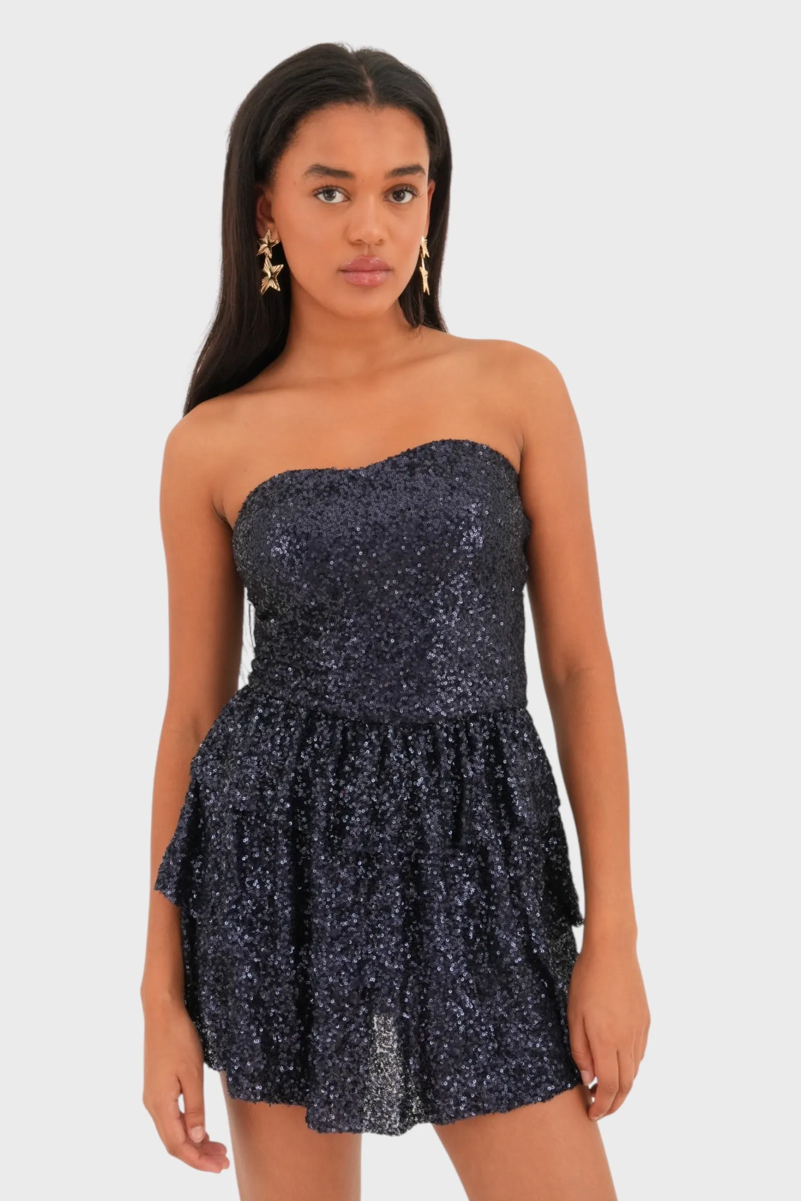 Nightfall dress navy