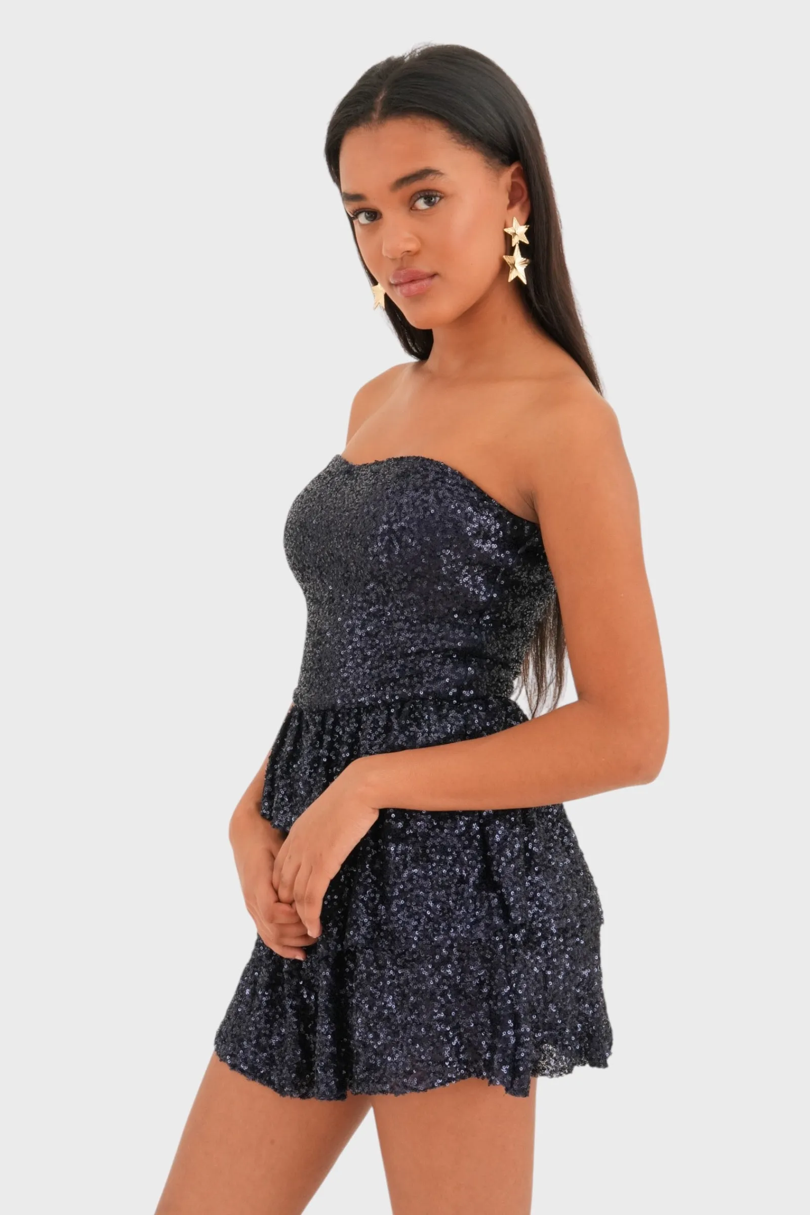 Nightfall dress navy