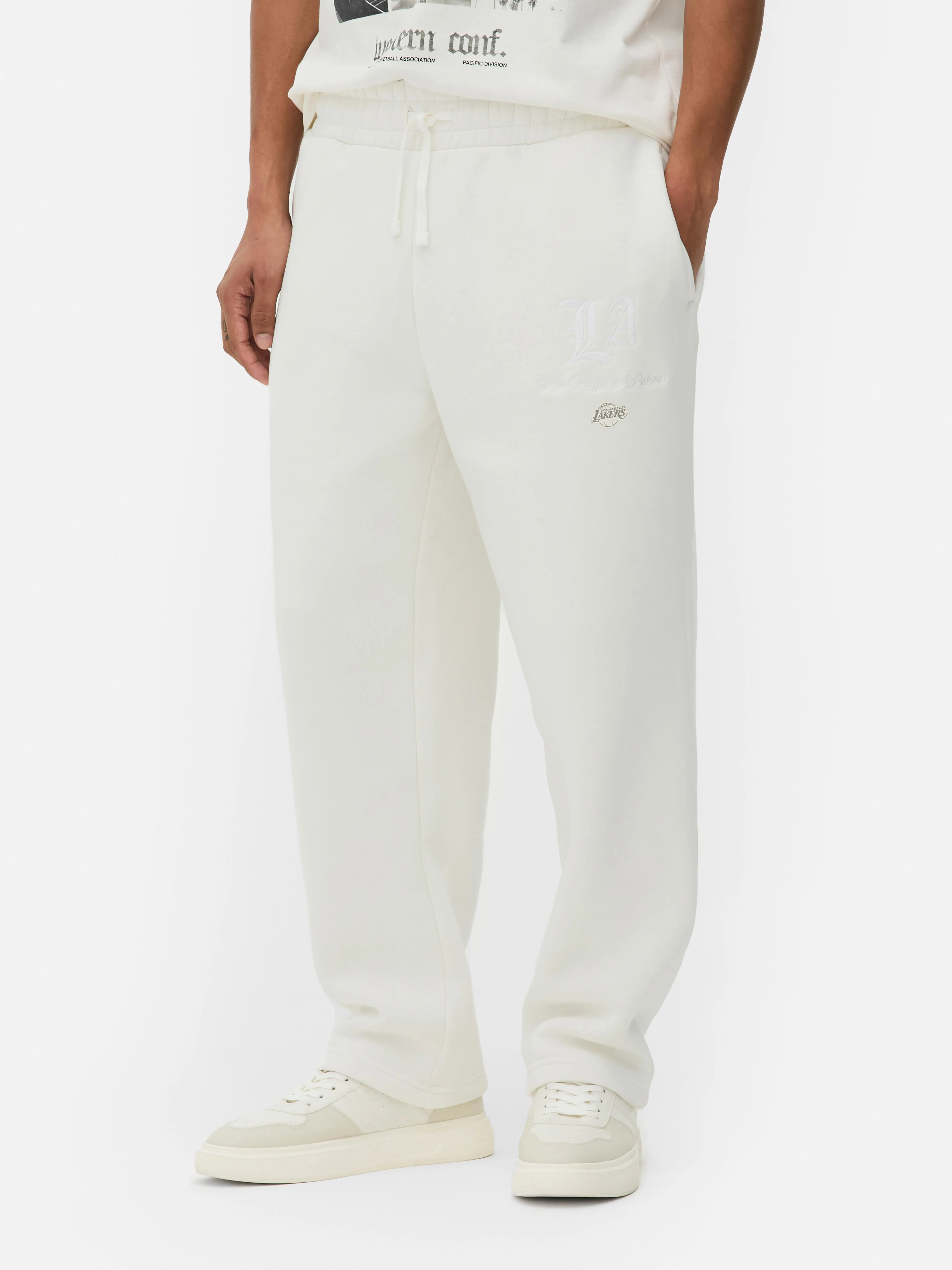Pantaloni da tuta ricamati NBA LA Lakers