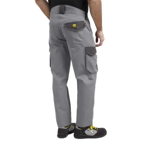 PANTALONI DIADORA STAFF WINTER CARGO GRIGIO ACCIAIO TG. M