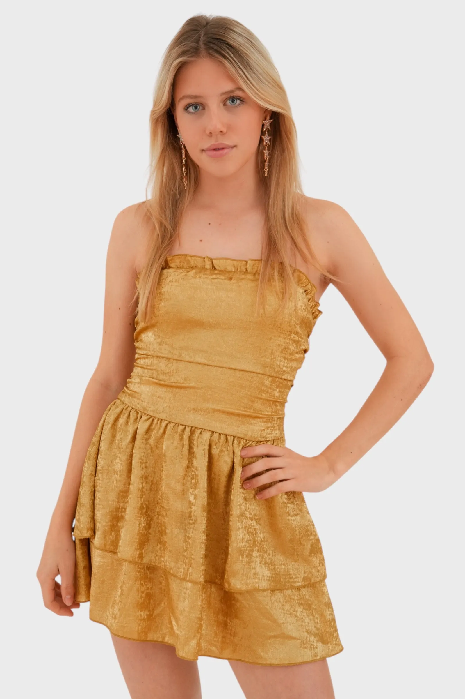 Shining dress gold