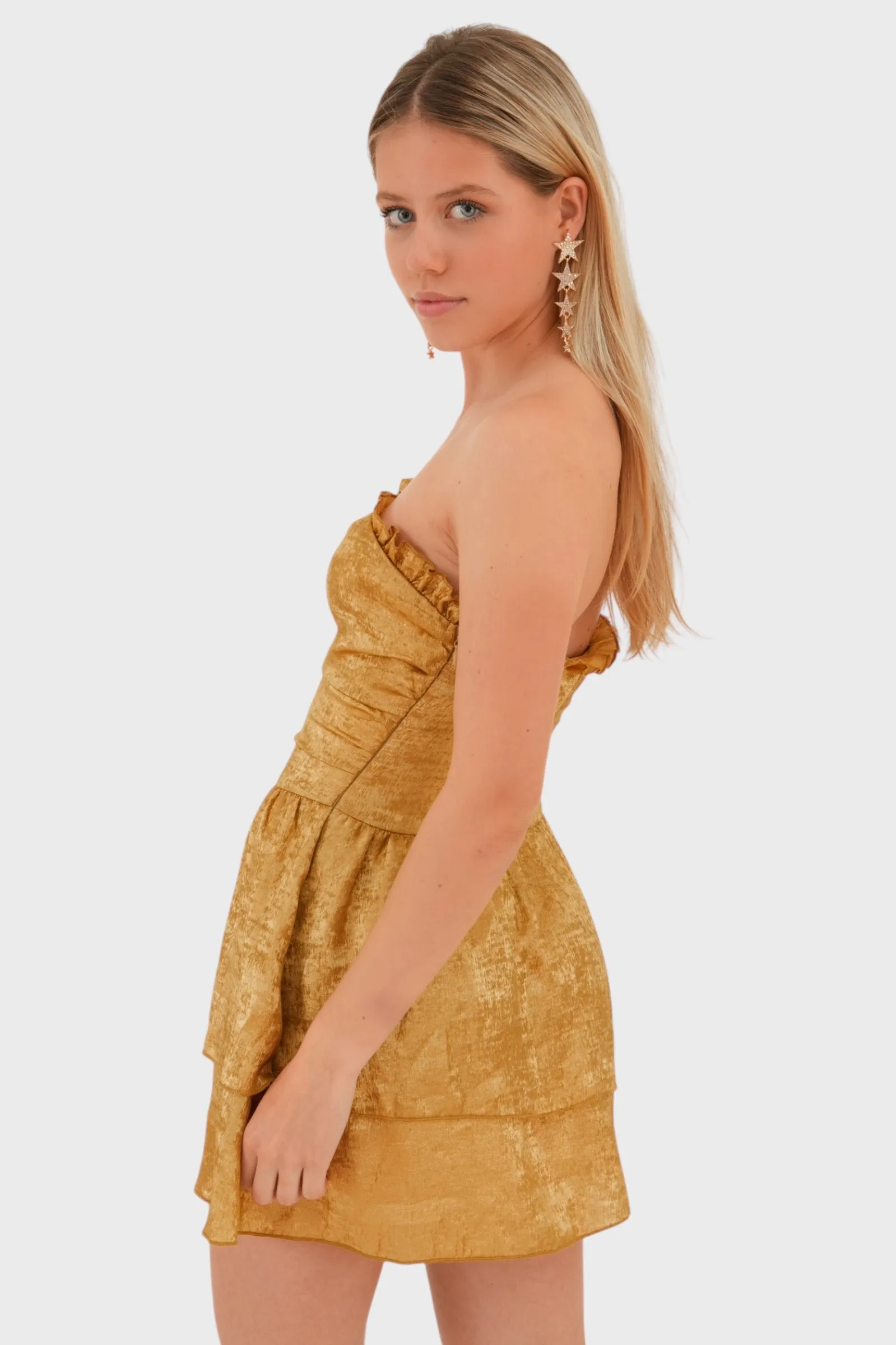 Shining dress gold