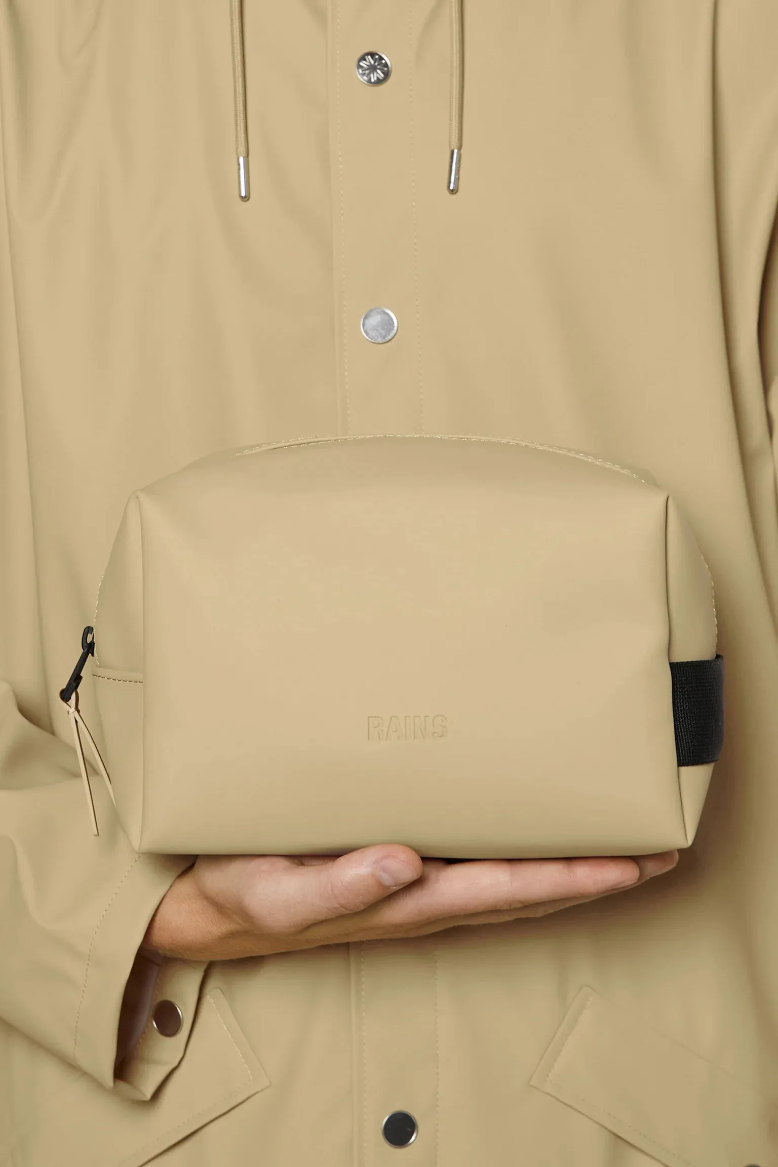 Waterproof Wash Bag Small / Beige
