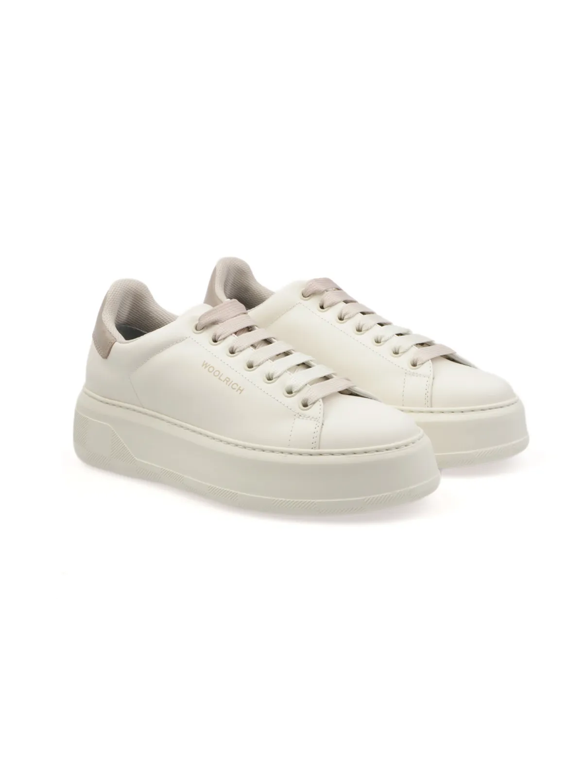 WOOLRICH ---------- Sneakers Donna Chunky Court Calf in Pelle ---------